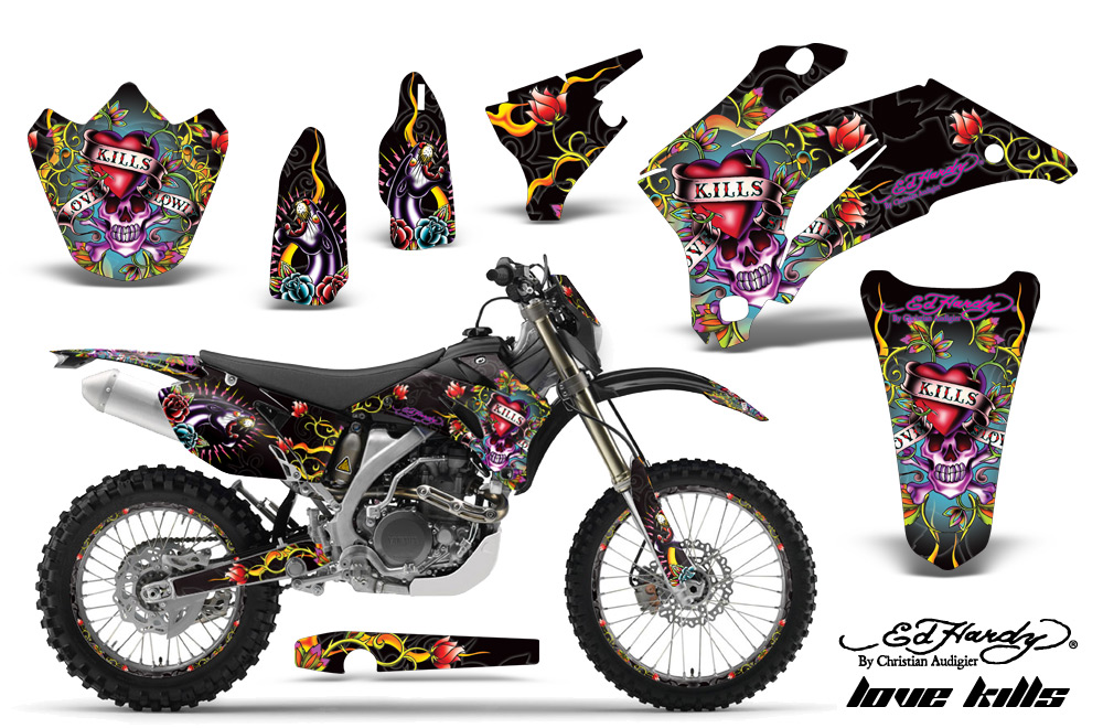 Yamaha WR250F WR450F 07-11 Graphics Kit EHLK B NPs